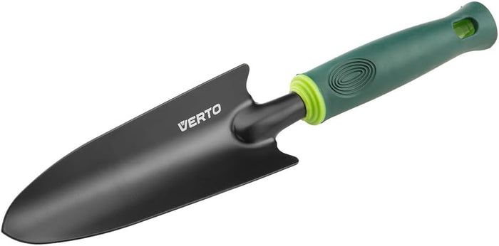 VERTO Garten Pflanzkelle schmale Schaufel 35 cm Länge Zum EIN- und Umpflanzen | Stabiler, verwindungssteifer Stahl, Rutschfester Griff
